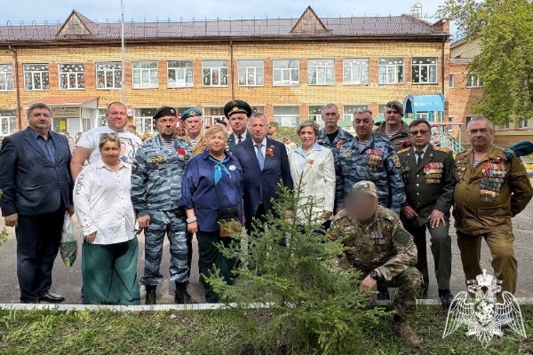 Красноярские ветераны ОМОН Росгвардии стали гостями спортивно-патриотического марафона «Память жива»