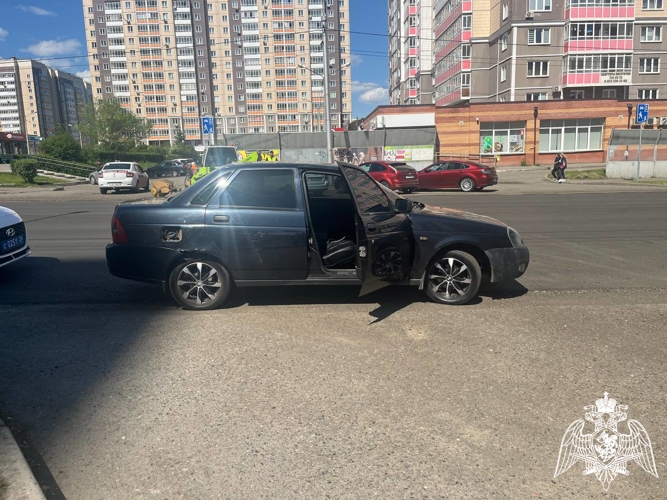 В Красноярске сотрудники Росгвардии задержали злостного нарушителя ПДД