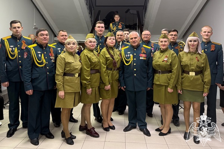 Военные музыканты Росгвардии приняли участие в праздничном концерте в Доме кино  