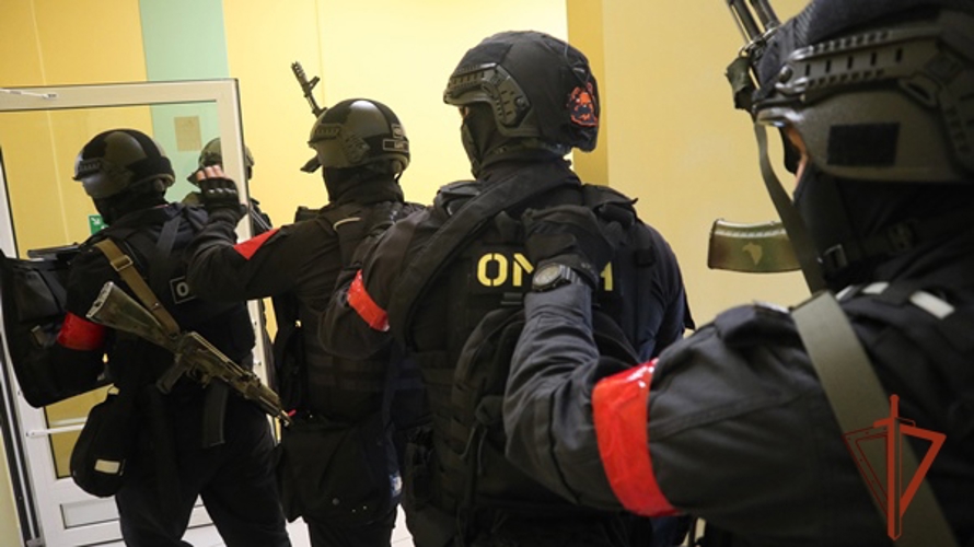 В Свердловском районе росгвардейцы провели антитеррористические учения