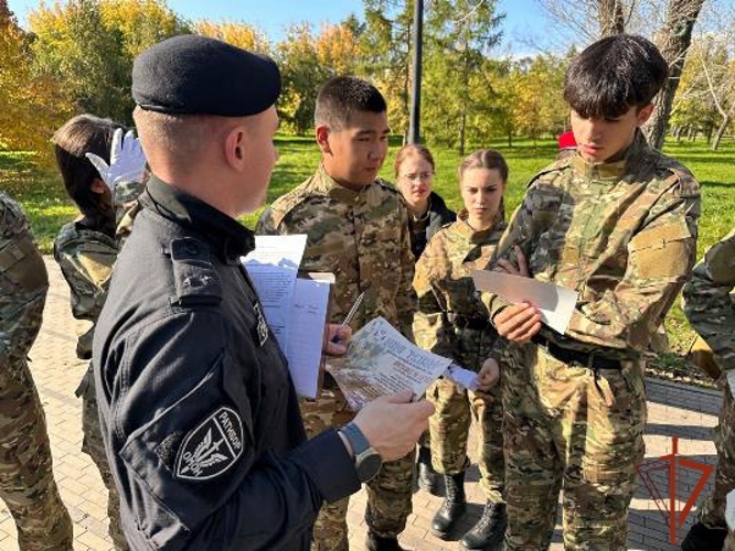 Росгвардейцы спецназа приняли участие в военно-патриотическом квесте «Дорогами гвардейцев»
