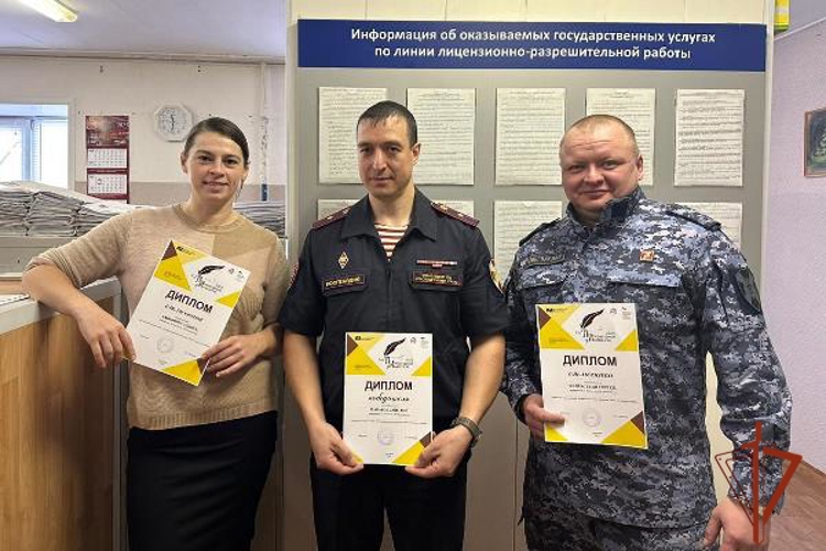 В Туруханске росгвардейцы написали «Литературный диктант»