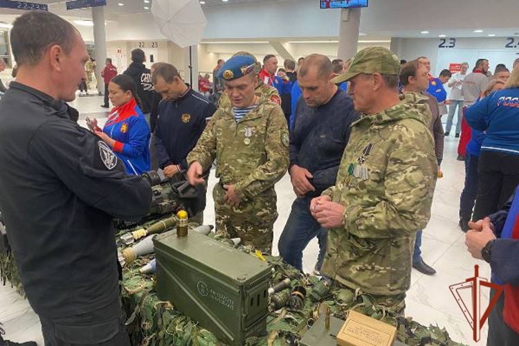 Красноярские сотрудники ОМОН Росгвардии представили свою площадку на III краевом Кубке «Защитники Отечества»