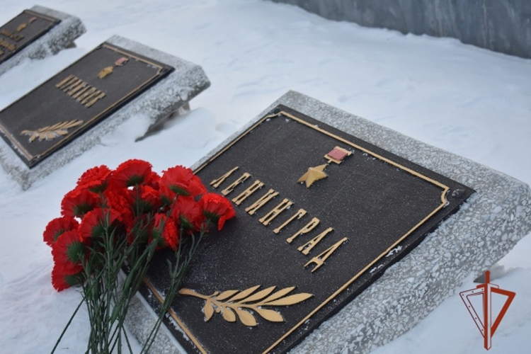 В железногорском полку Росгвардии прошли мероприятия, посвященные памятной дате –Дню снятия блокады Ленинграда