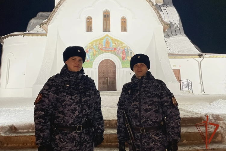 Росгвардейцы Красноярского края обеспечили правопорядок в рождественскую ночь