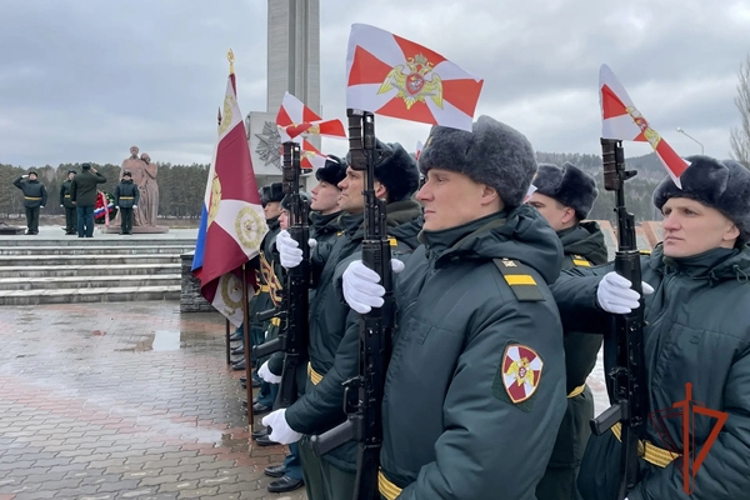 В Красноярском крае военнослужащие Росгвардии отметили свой юбилей