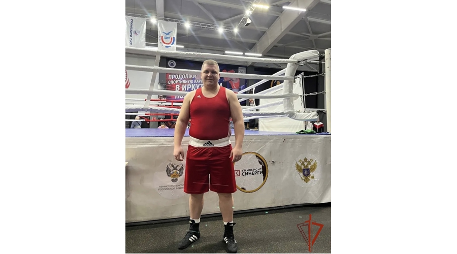 Военнослужащий Росгвардии из Красноярского края стал призёром чемпионата Сибирского федерального округа по боксу