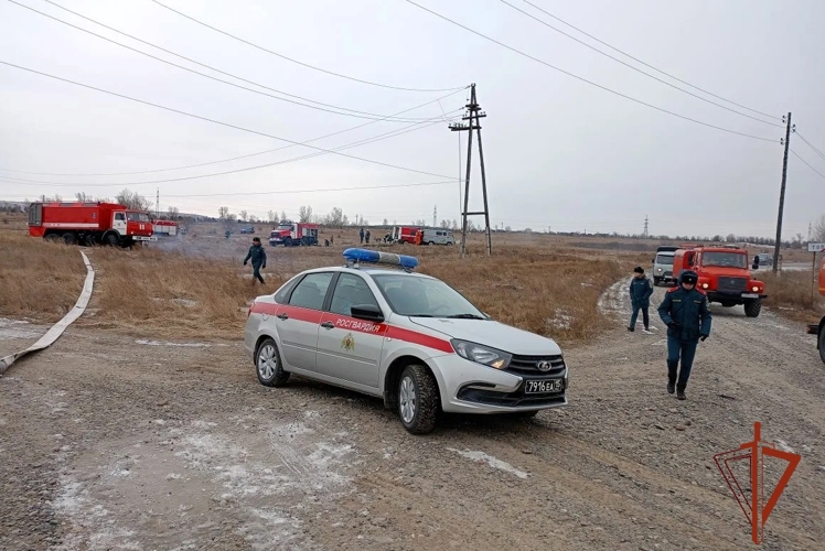 В Минусинском районе сотрудники Росгвардии приняли участие в командно-штабных учениях по тушению ландшафтных и лесных пожаров