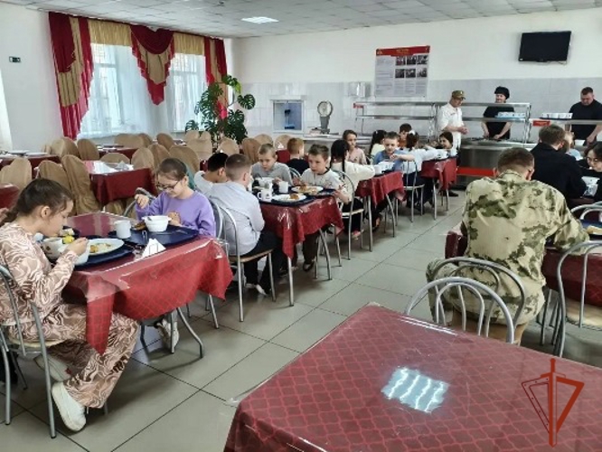 В Красноярском соединении проведено мероприятие с участием учащихся подшефной школы