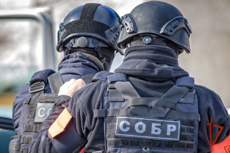 В Красноярске при силовой поддержке СОБР Росгвардии задержаны подозреваемые в изготовлении синтетических наркотических веществ