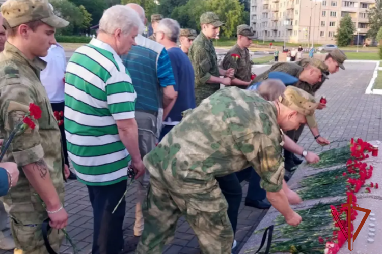 В Красноярском крае военнослужащие Росгвардии присоединились к памятной акции