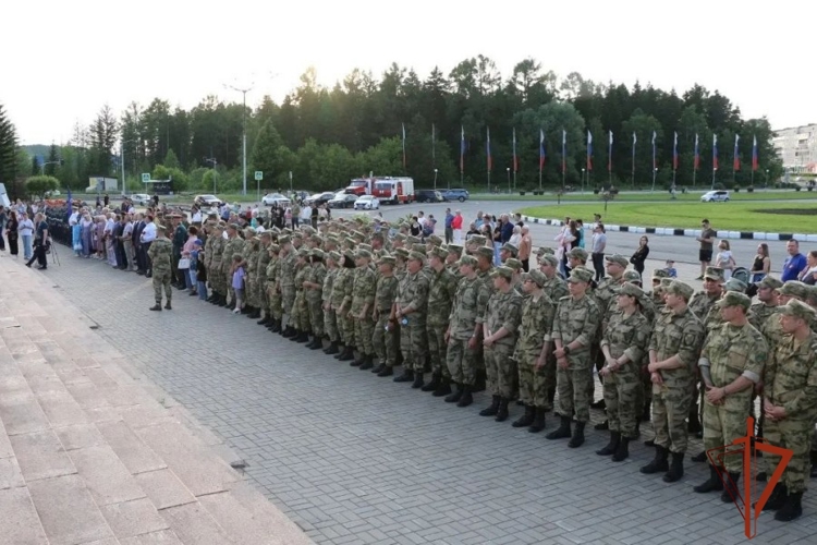 В Красноярском крае военнослужащие Росгвардии присоединились к памятной акции