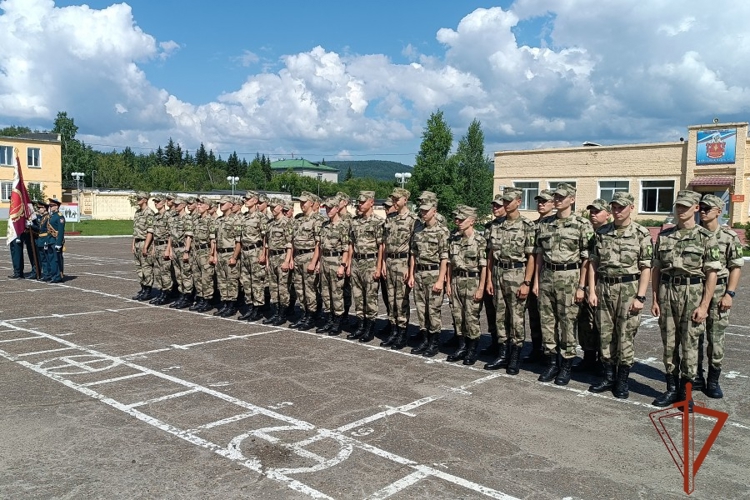 В Зеленогорской воинской части Росгвардии новое подразделение