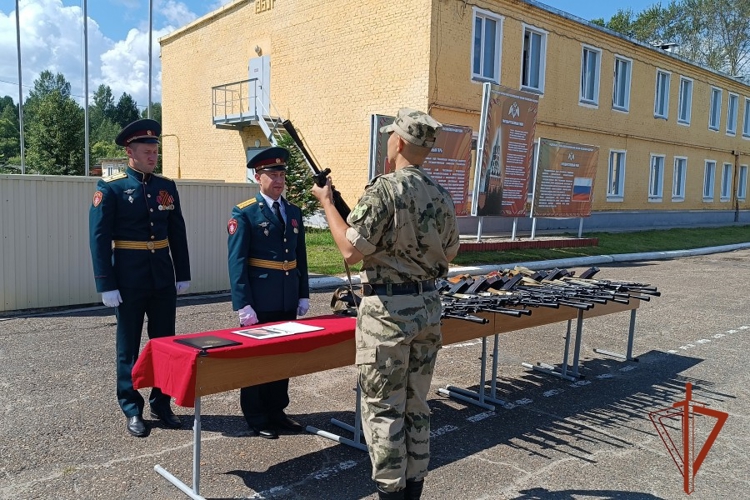 В Зеленогорской воинской части Росгвардии новое подразделение