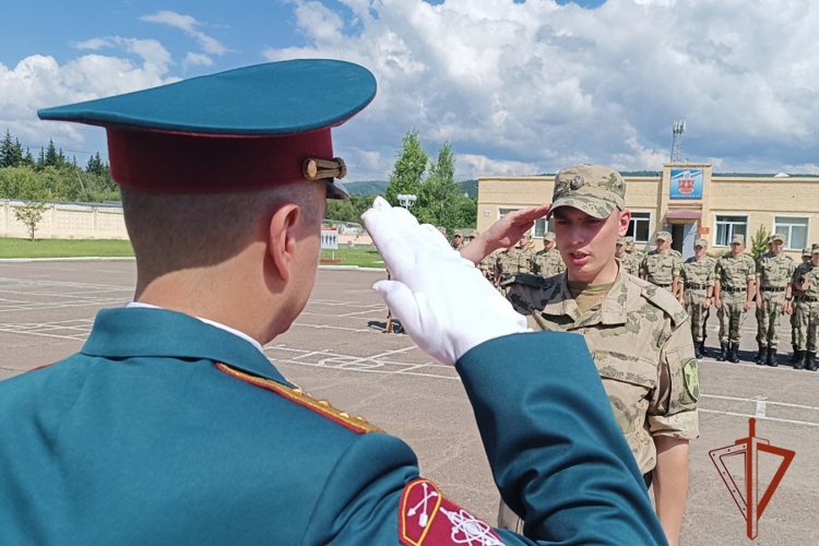 В Зеленогорской воинской части Росгвардии новое подразделение