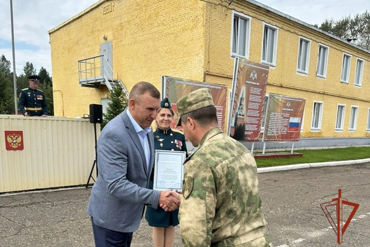 Зеленогорская воинская часть Росгвардии отметила 68-ю годовщину со дня образования