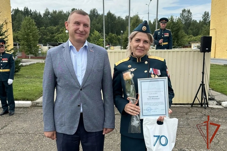 Зеленогорская воинская часть Росгвардии отметила 68-ю годовщину со дня образования