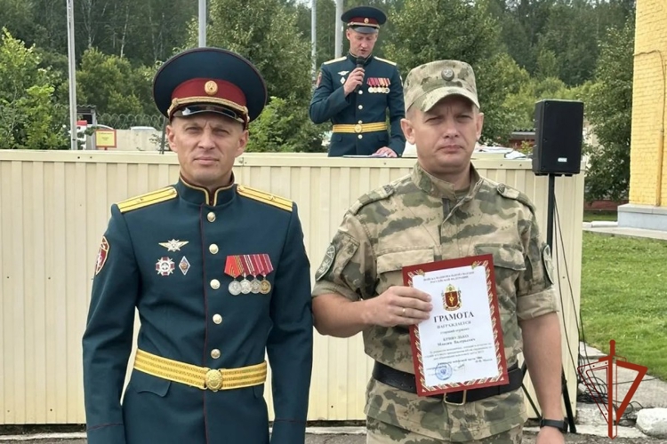 Зеленогорская воинская часть Росгвардии отметила 68-ю годовщину со дня образования