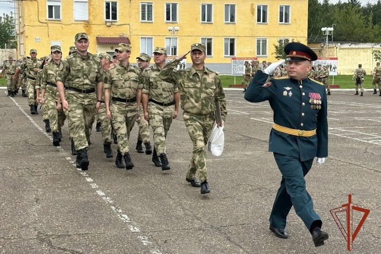 Зеленогорская воинская часть Росгвардии отметила 68-ю годовщину со дня образования
