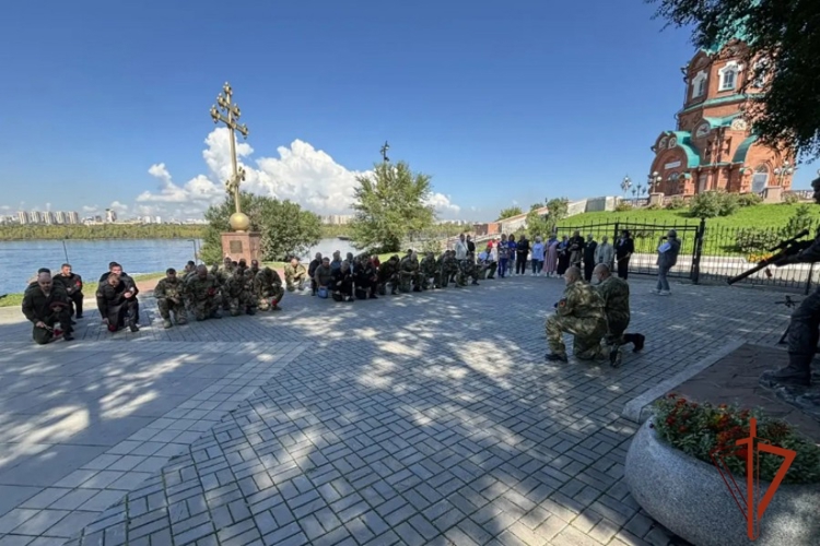 Военнослужащий Железногорской воинской части Красноярского соединения принял участие в мероприятии, посвящённом Дню ветеранов боевых действий
