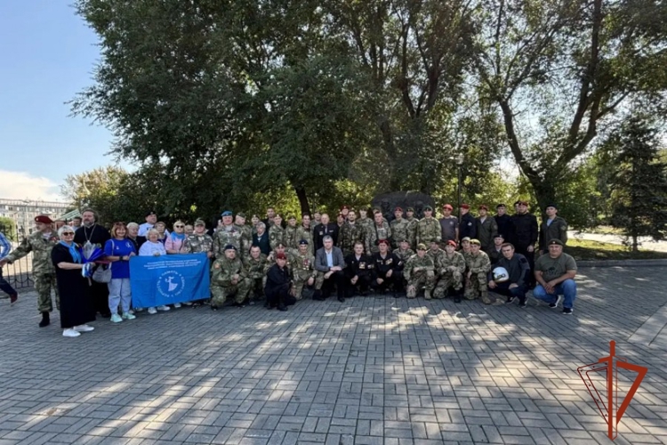 Военнослужащий Железногорской воинской части Красноярского соединения принял участие в мероприятии, посвящённом Дню ветеранов боевых действий