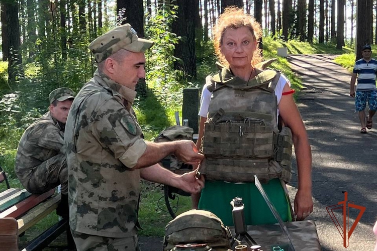 В Железногорске военнослужащие Росгвардии приняли участие в  фестивале силовых структур "Мы вместе!"
