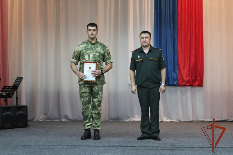 В Железногорске военнослужащие  Красноярского соединения Росгвардии отметили день образования подразделения