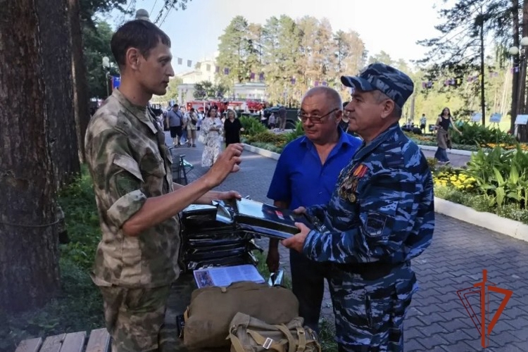 В Железногорске военнослужащие Росгвардии приняли участие в  фестивале силовых структур "Мы вместе!"
