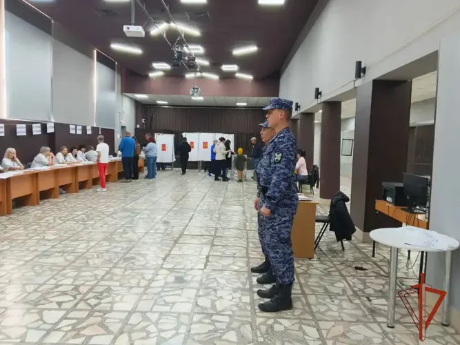 Подразделения Росгвардии Красноярского края обеспечили безопасность и охрану общественного порядка в период проведения выборов