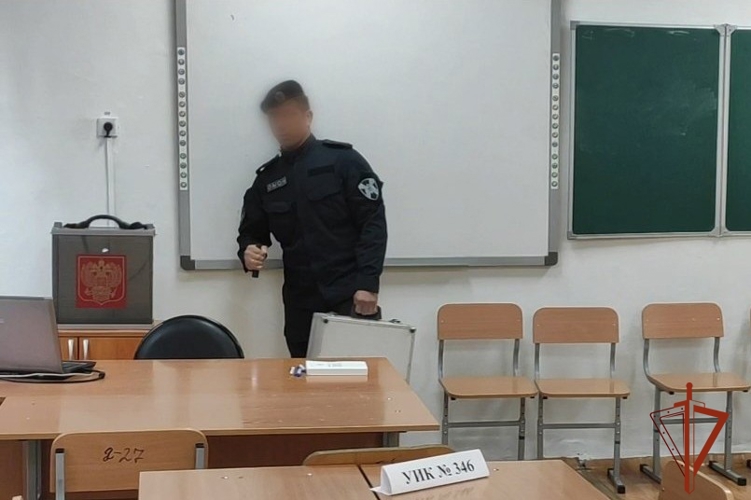 Росгвардейцы проводят проверку избирательных участков в Красноярском крае