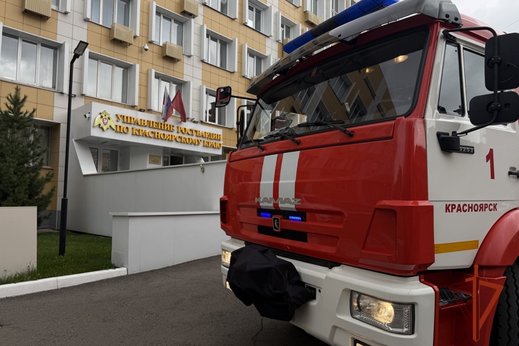 В здании регионального управления Росгвардии прошло пожарно-тактическое занятие